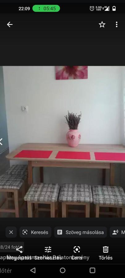 Napfény Apartmanház Balatonberény Esterno foto